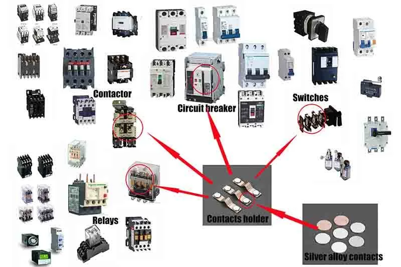 Electrical Contact Rivet for ABB Switch Contact