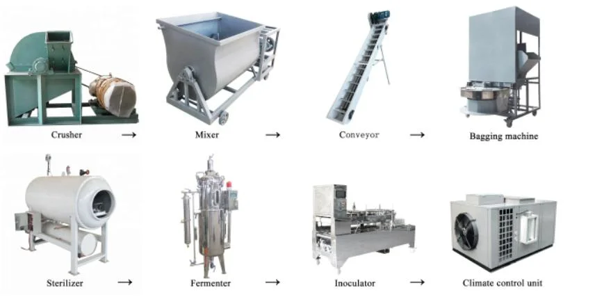 Double Hopper Layered Oyster Mushroom Bagging Machine