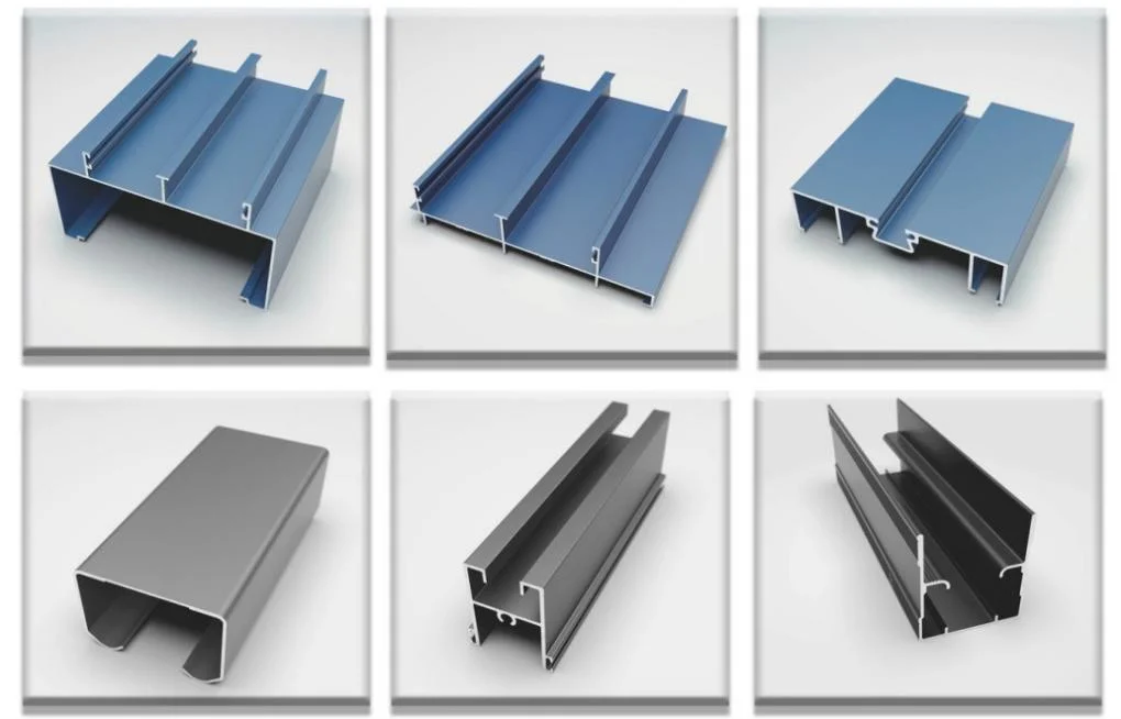 Silver Anodized 6063 T5 Aluminum Alloy Profile Construction Aluminum Profile